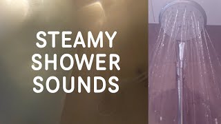 RUNNING SHOWER WHITE NOISE - Steamy water sound for 8 hours of relaxing sleep