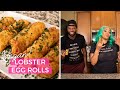 Vegan Lobster Egg Rolls Using Lobster Mushrooms | Vegan Lobster Recipe | Chef Joya