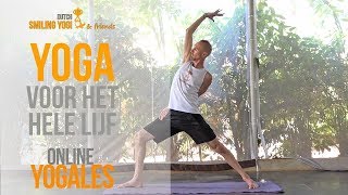 Download Lagu VInyasa flow Yogales voor het hele lijf (gratis, volledige les) MP3