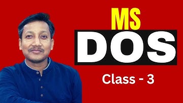 MS Dos tutorial | Ms Dos Class 3 | Mastering MS-DOS File Commands: A Comprehensive Guide