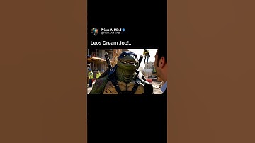 What is Leo Dream Job!? 😅 #veo3 #ai #Google #Gemini #flow #comedy #ninjaturtles