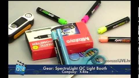 X-Rite SpectraLight QC Light Booth from Quality Digest LIVE #metrology