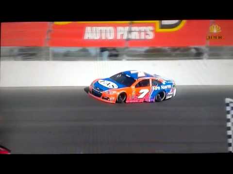 zachary quinto 2016 Hollywood Casino 400 Regan Smith CRASH