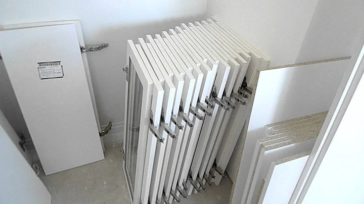 Building our Simonds Amberlea - Kitchen being inst...
