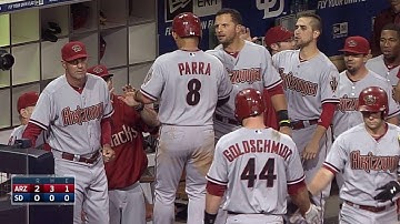 ARI@SD: Hill plates two with a bases-loaded single