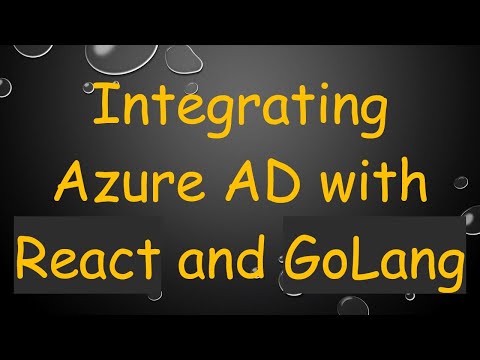 Integrating Azure AD