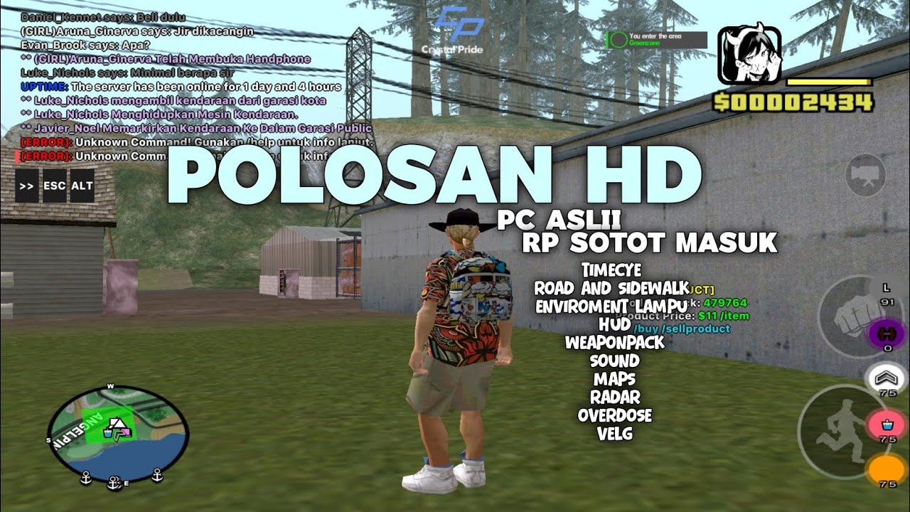 MODPACK POLOSAN HD STYLE PC !! || SUPPORT GTA SAMP 