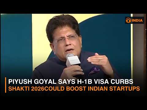 Piyush Goyal Says H-1B Visa Curbs Could Boost Indian Startups & more | DD India Live | 12 PM IST