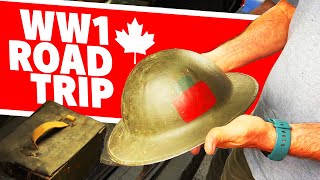 WW1 Collection Road Trip | Military Antiques Buying Toronto, Canada | Helmets, Boots, Uniforms, more