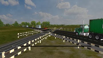 Railway Crossing Video||In msts open Rails||Indian Railways||Royal Rajasthan Video||