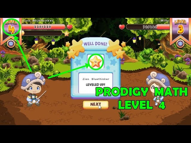 Prodigy Math Game Student | ¡¡GO!! LEVEL 4 | Prodigy PART 2 - Games For  Childrens - YouTube