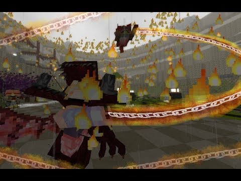 Minecraft－Funny Flame Chain 套住目標轉圈圈~