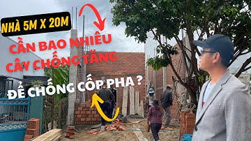 Nhà dân 5m x 20m sử dụng cây chống tăng 4m, làm cốp pha cực nhanh| Bảo Đặng