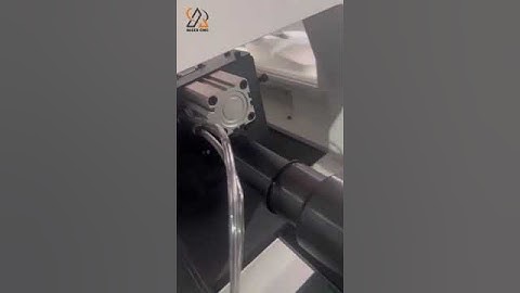 Swiss CNC Lathe Bar Feeder Installation