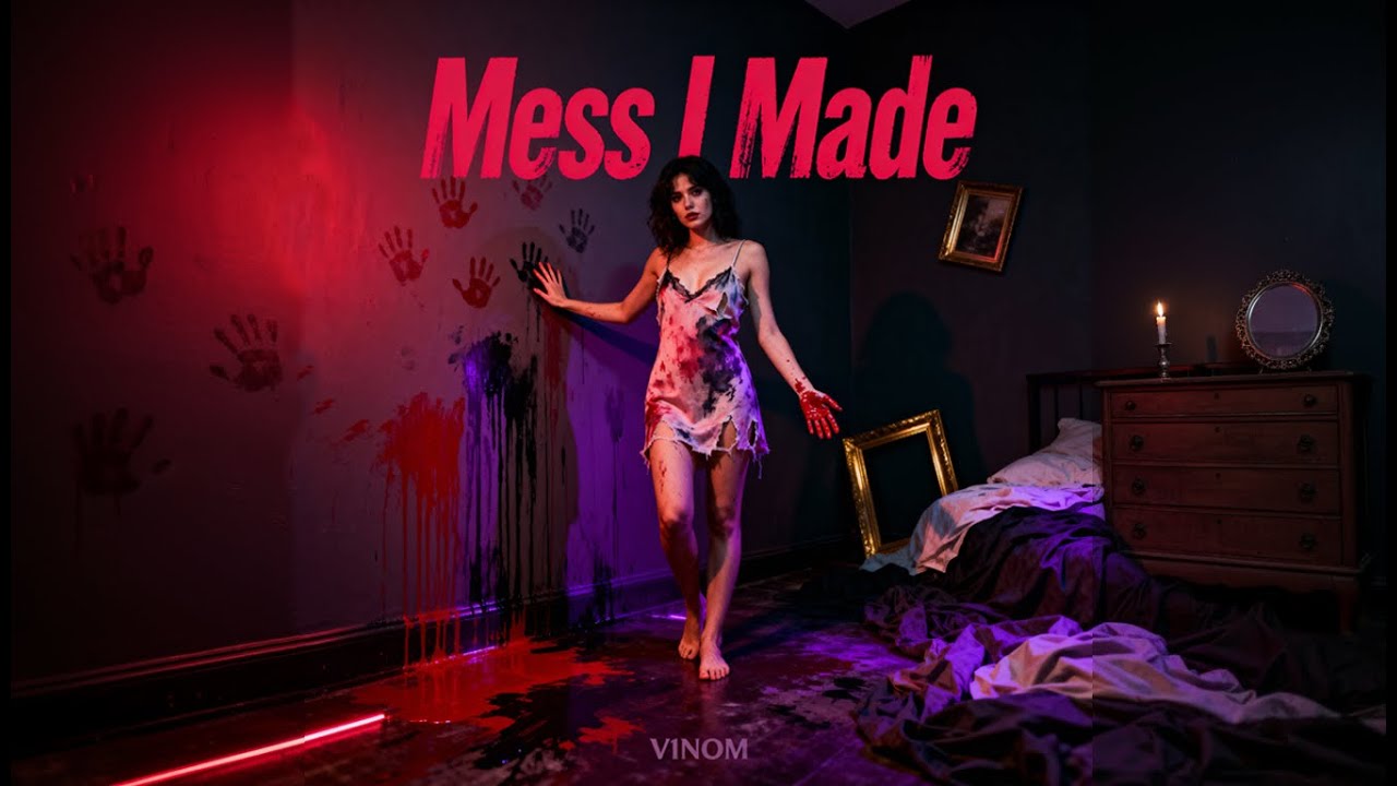 V1NOM - Mess I Made | A Messy Alternative Pop Song | Lyric Video