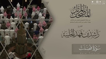 المصحف المرتل ١٤٤٥هـ | سورة فصلت للقارئ راشد الحليبة | Surat Fussilat