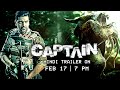 CAPTAIN | Official Hindi Trailer On 17th Feb at 7 PM | Arya | India&#39;s First Monster Sci-Fi Film!