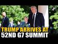 Trump arrives in French lakeside resort town to attend 52nd G7 Summit in France