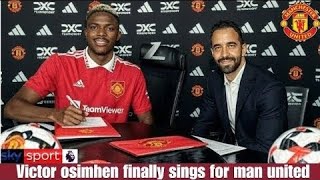 Osimhen Unveiled Man Utds Game-Changer Arrives At Old Trafford