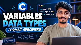 Variable, Data Types & Format Specifier in C | Complete C Programming Course #2 | Soroj Molla