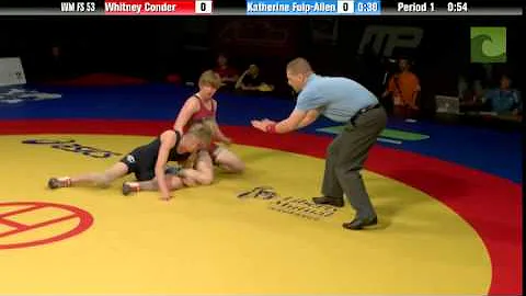 53 KG Finals (1 of 2) - Whitney Conder vs. Katheri...