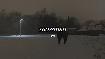 sia - snowman (slowed + reverb) [with lyrics]