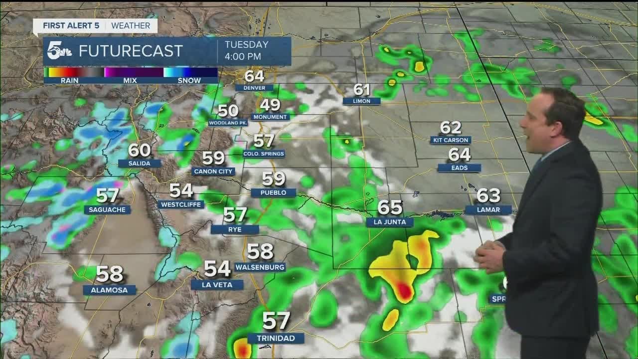 Rain chances again Tuesday - YouTube