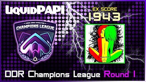 DDR CHAMPIONS LEAGUE - ROUND 1 - Poochie [ESP] 1943 EX SCORE #ddr #dancedancerevolution