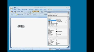 Insert Barcode into Word 2007 - StrokeScribe barcode generator