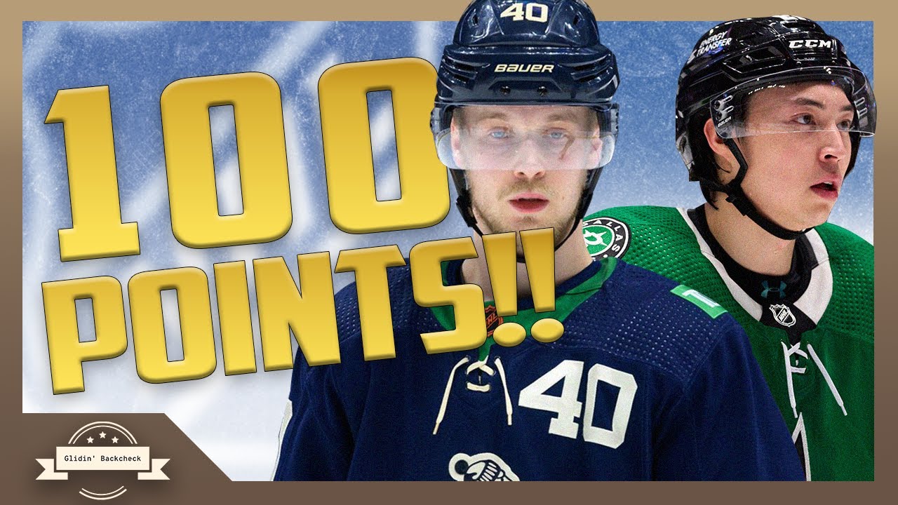 Welcome To The NHL 100 POINTS Club!!  (Pastrnak, Robertson, Pettersson, Mackinnon, etc.) #nhl #news