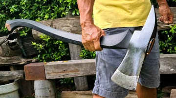 Woodworking Art Project | The Largest Ebony Axe Handle For Kelly