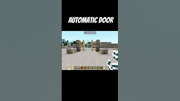 Automatic Door Like Techno Gamerz In Minecraft #shorts #trending #minecraft