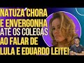 Apresentadora da globo news chora e envergonha colegas ao falar de lula com eduardo leite