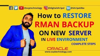 how to restore rman backup on different server