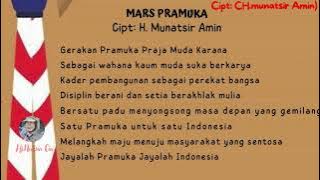 MARS PRAMUKA -CIPT.Cipt: CH.munatsir Amin)-video & Lorik Lagu -my Channel : Hj.Cia