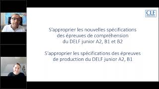 Replay - Webinaire DELF Junior et Scolaire A2 et B1