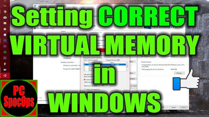 Windows Virtual Memory for Crypto Mining & System Performance