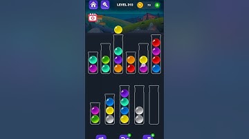 Ball Sort Master Game Level - 310 Without Boosters | Puzzle Game | #entertainment #puzzle #game