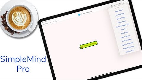 Introduction to SimpleMind Pro for mind mapping on the iPad (Part 2)| Mind mapping apps