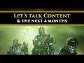 Byf talks about the next 4 months and what content to expect before Witch Queen!