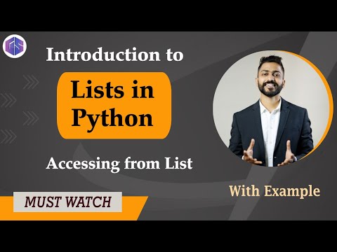 Python Lists & Accessing from List with examples | Python for Beginners