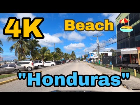 [4K]  PUERTO CORTES... HONDURAS 🇭🇳 CALLES vlogs UN RECORRIDO SUS lugares.. 🚙