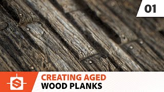 Aged Wood Planks: 01  Creating the wood pattern | Adobe Substance 3D