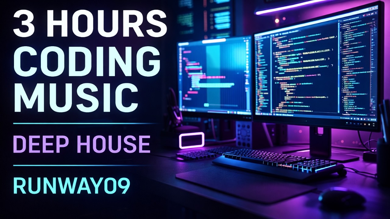 Deep House Coding Mix Vol.1 💻 3 Hour Focus Music for Programming ...