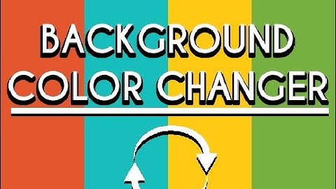 BACKGROUNG COLOR CHANGER FOR UNITY