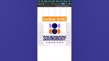 Use this script for your Vertical Logo Lockups #adobeillustrator #logo