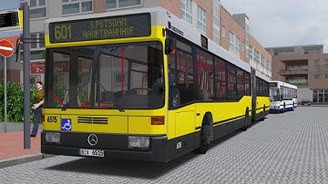 Omsi 2 : Map Berlin X10 : Route 601 on Mercedes O405GN