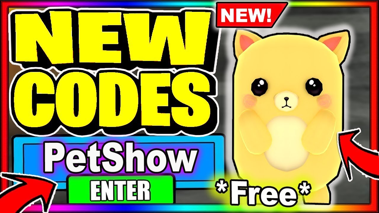All New Admin Codes Roblox Pet Show Youtube - roblox show your pet patients some love use the code