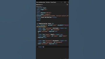 Form Validation in HTML CSS JS