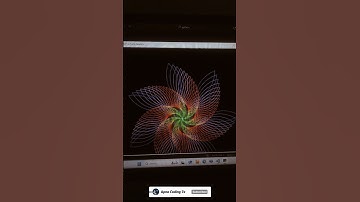 Amazing Flower Design using Python turtle#python #coding #funny #viral #trending#design#coding